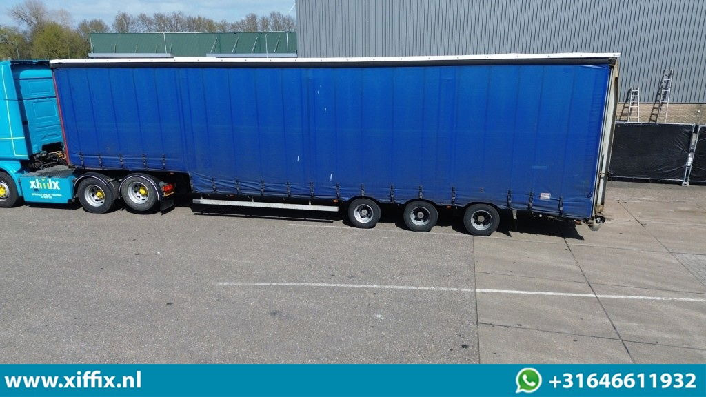 Nooteboom 3-ass. Semi dieplader met huifopbouw / Laadklep - Semi-trailer low bed: gambar 2 Nooteboom 3-ass. Semi dieplader met huifopbouw / Laadklep - Semi-trailer low bed: gambar 2