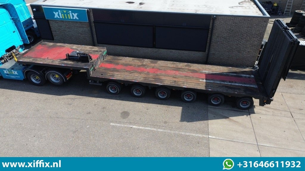 Nooteboom 6-ass. Semi dieplader met dubbele hydr. Kleppen / 5x gestuurd - Semi-trailer low bed: gambar 2 Nooteboom 6-ass. Semi dieplader met dubbele hydr. Kleppen / 5x gestuurd - Semi-trailer low bed: gambar 2