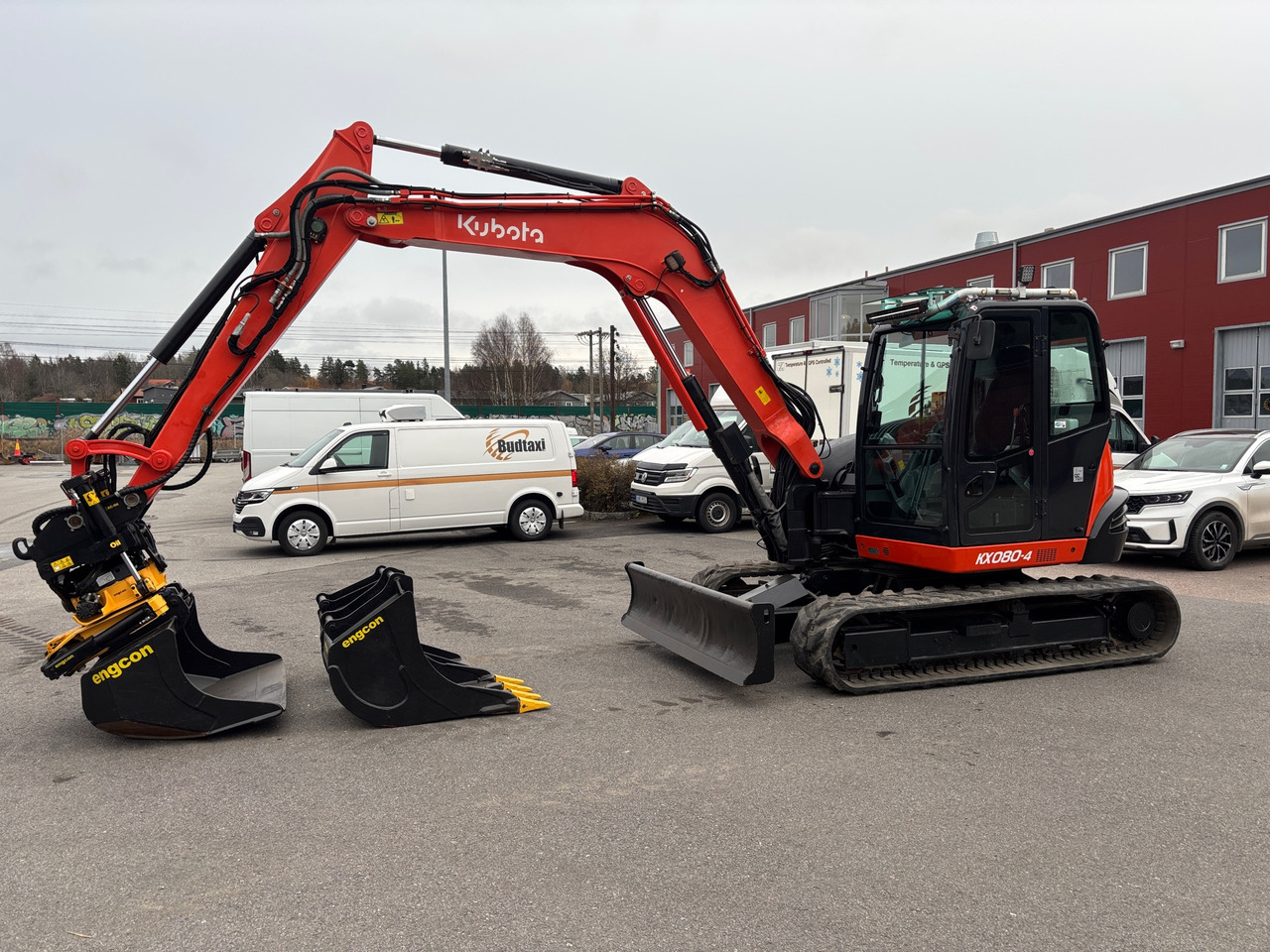 Kubota KX080-4 - Ekskavator: gambar 1 Kubota KX080-4 - Ekskavator: gambar 1