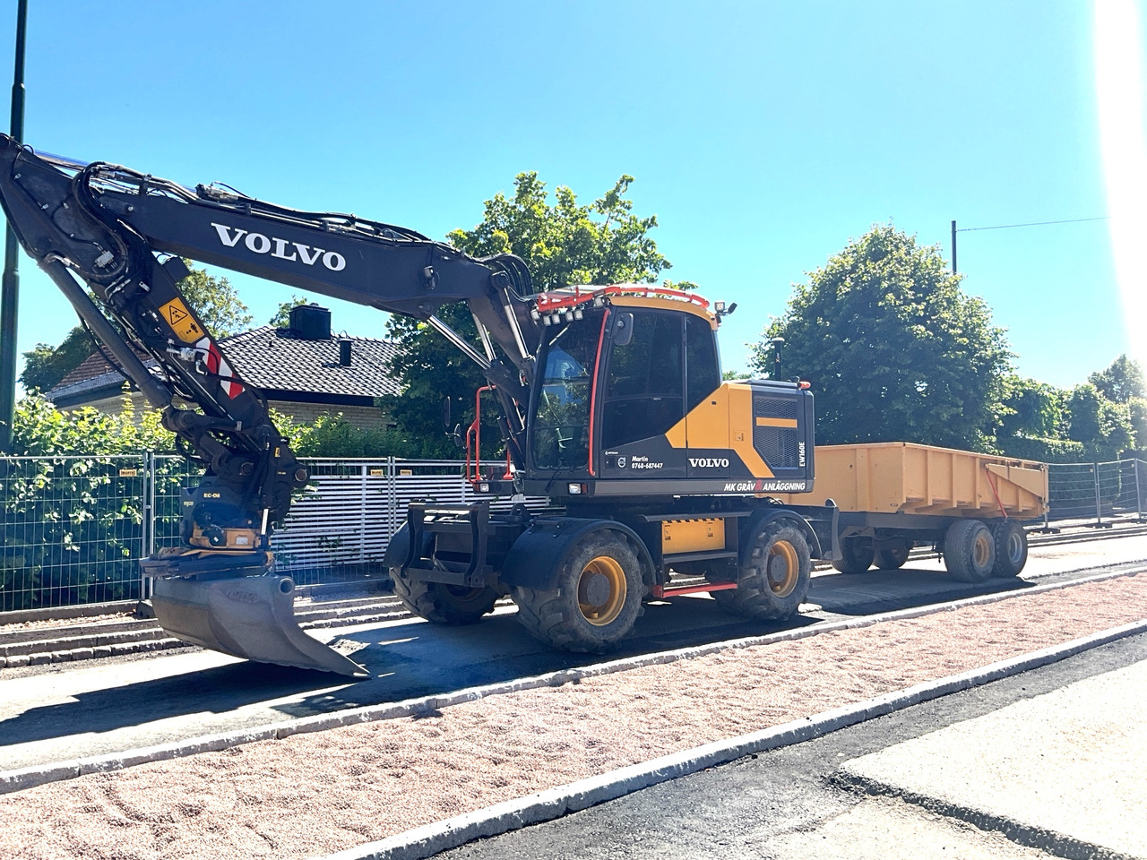 Volvo EW160E - Ekskavator: gambar 1 Volvo EW160E - Ekskavator: gambar 1