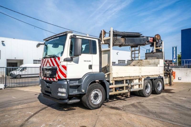 MAN TGS 33.400 BB - HIAB 377 E-5 HIPRO - Truk flatbed, Truk derek: gambar 2 MAN TGS 33.400 BB - HIAB 377 E-5 HIPRO - Truk flatbed, Truk derek: gambar 2