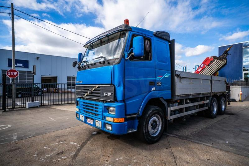 Volvo FH 12-340 - HMF 2420 K6 (2012) - Truk flatbed, Truk derek: gambar 1 Volvo FH 12-340 - HMF 2420 K6 (2012) - Truk flatbed, Truk derek: gambar 1