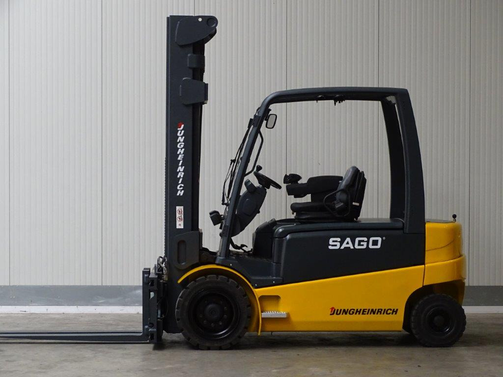 Jungheinrich Mitsubishi FB50 - TRIPLEX - Forklift listrik: gambar 1 Jungheinrich Mitsubishi FB50 - TRIPLEX - Forklift listrik: gambar 1