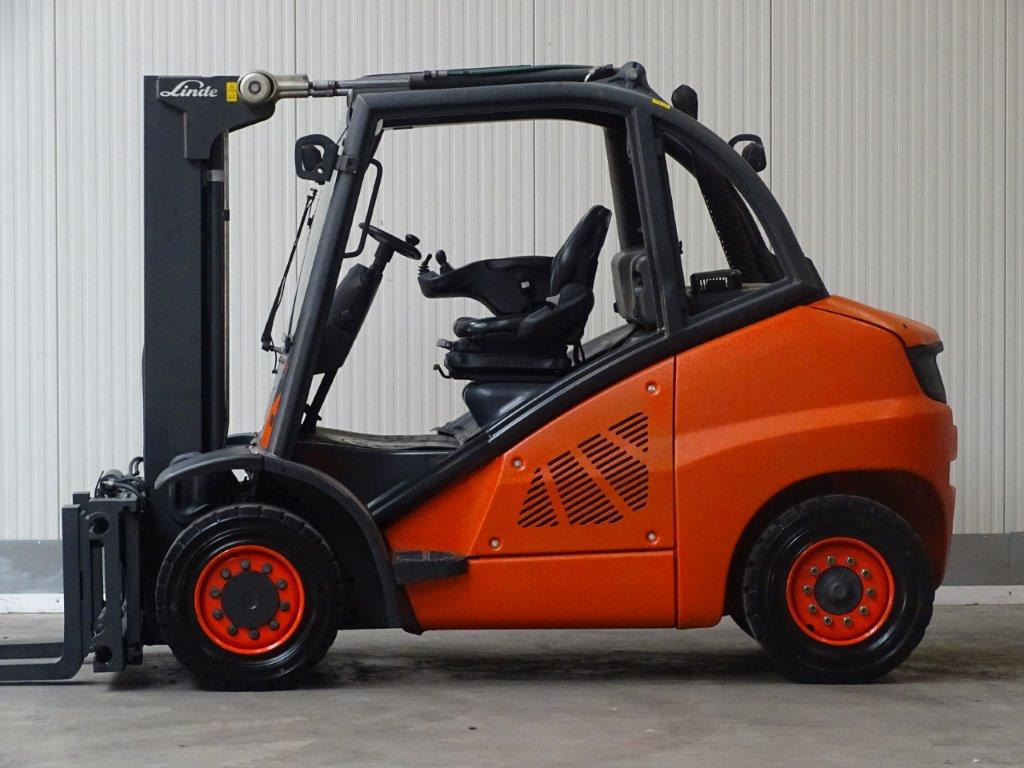 Linde H50D-02 -Container-Indoor-Stapler -TRIPLEX - Forklift diesel: gambar 3 Linde H50D-02 -Container-Indoor-Stapler -TRIPLEX - Forklift diesel: gambar 3