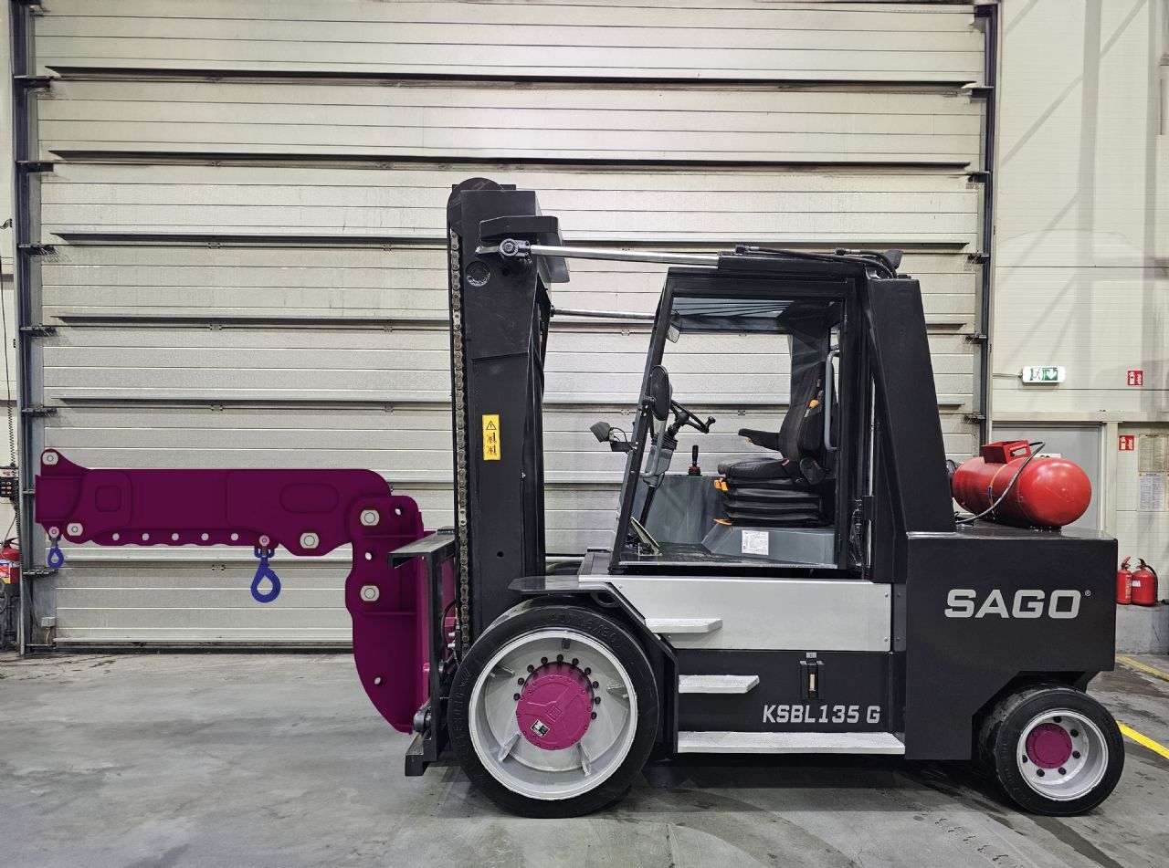 RMF KSB135G - Kranarm - Forklift LPG: gambar 1 RMF KSB135G - Kranarm - Forklift LPG: gambar 1
