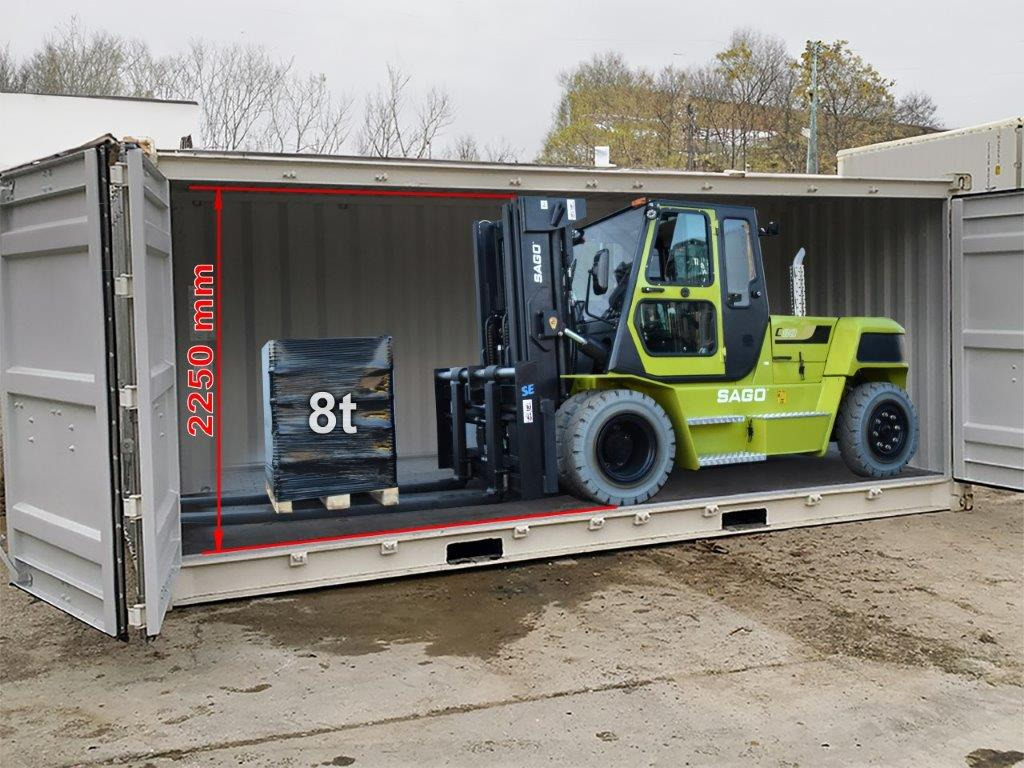 SAGO C80D - Container-Indoor-Stapler - Forklift diesel: gambar 1 SAGO C80D - Container-Indoor-Stapler - Forklift diesel: gambar 1