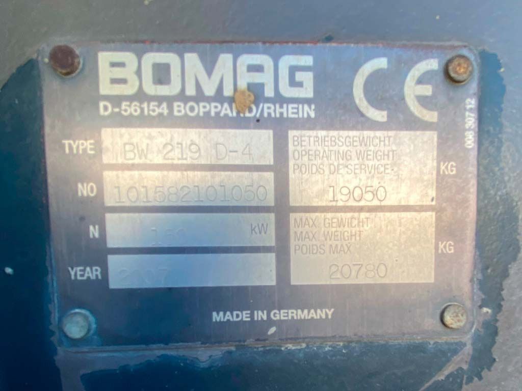 Leasing  BOMAG BW219D4 BOMAG BW219D4: gambar 18