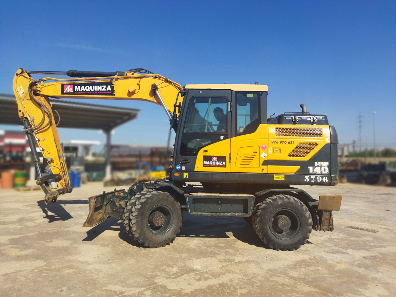 HYUNDAI HW140 - Ekskavator roda: gambar 1 HYUNDAI HW140 - Ekskavator roda: gambar 1