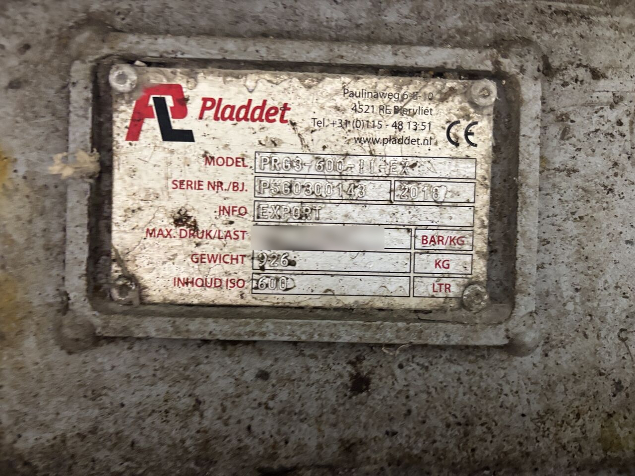 Pladdet PRG 3-600 - Grapple: gambar 3 Pladdet PRG 3-600 - Grapple: gambar 3