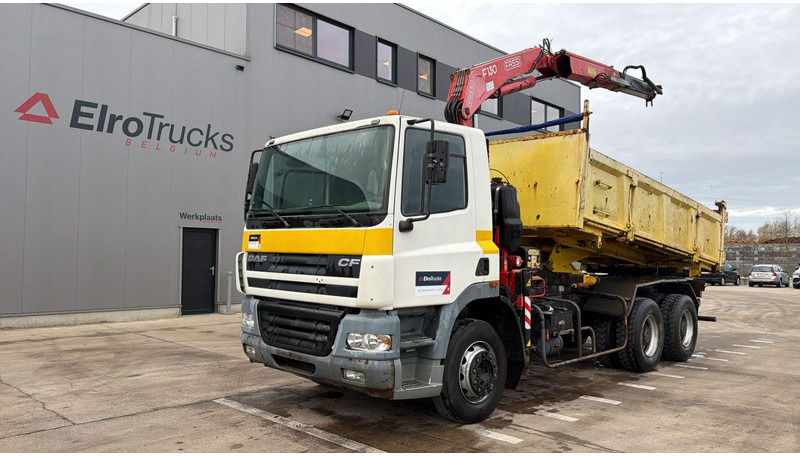 DAF CF 85.340 (EURO 3 / MANUAL GEARBOX / TOP CONDITION / BIG AXLE / STEEL SUSP. / FASSI F130 CRANE) - Truk jungkit, Truk derek: gambar 1 DAF CF 85.340 (EURO 3 / MANUAL GEARBOX / TOP CONDITION / BIG AXLE / STEEL SUSP. / FASSI F130 CRANE) - Truk jungkit, Truk derek: gambar 1