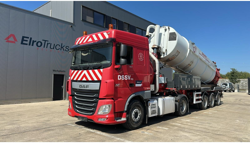 DAF XF 460 (17500L / IPSAM VACUUM + HIGH PRESSURE / BELGIAN TRUCK + TRAILER / TOP CONDITION) - Truk vakum: gambar 1 DAF XF 460 (17500L / IPSAM VACUUM + HIGH PRESSURE / BELGIAN TRUCK + TRAILER / TOP CONDITION) - Truk vakum: gambar 1