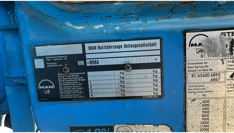 Leasing MAN 35.364 (STEEL SUSP. / 6 CYLINDER / BIG AXLE / EURO 2 / MEILLER TIPPER) MAN 35.364 (STEEL SUSP. / 6 CYLINDER / BIG AXLE / EURO 2 / MEILLER TIPPER): gambar 17