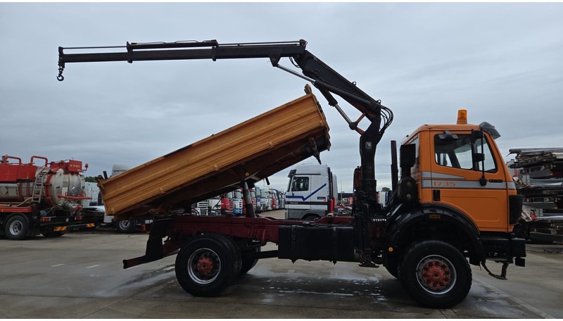 Mercedes-Benz SK 1735 (V8 2X TURBO / 4X4 / PARFAIT ETAT !!!! / GRUE / LAMES / GRAND PONT / TOP CONDITION !!!) - Truk jungkit, Truk derek: gambar 4 Mercedes-Benz SK 1735 (V8 2X TURBO / 4X4 / PARFAIT ETAT !!!! / GRUE / LAMES / GRAND PONT / TOP CONDITION !!!) - Truk jungkit, Truk derek: gambar 4