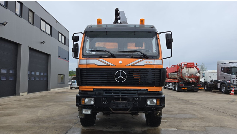 Mercedes-Benz SK 1735 (V8 2X TURBO / 4X4 / PARFAIT ETAT !!!! / GRUE / LAMES / GRAND PONT / TOP CONDITION !!!) - Truk jungkit, Truk derek: gambar 2 Mercedes-Benz SK 1735 (V8 2X TURBO / 4X4 / PARFAIT ETAT !!!! / GRUE / LAMES / GRAND PONT / TOP CONDITION !!!) - Truk jungkit, Truk derek: gambar 2