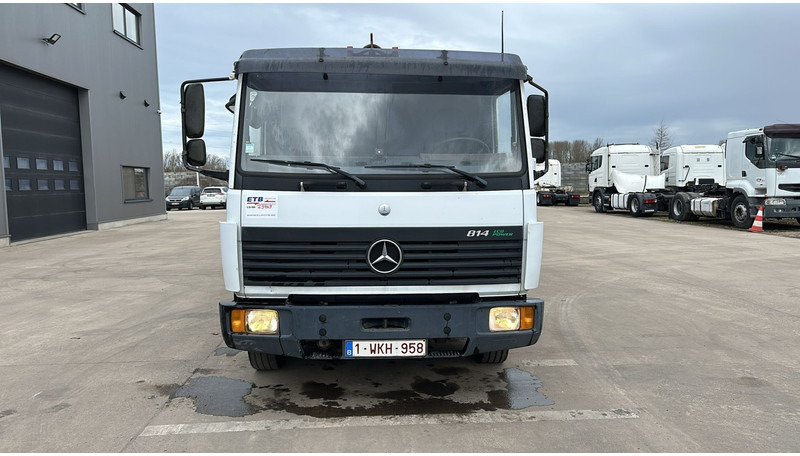 Mercedes-Benz SK 814 (BELGIAN TRUCK / HOOK / PERFECT CONDITION !!! / WITH CONTAINER / 363000 KM !!!! ) - Hook lift: gambar 3 Mercedes-Benz SK 814 (BELGIAN TRUCK / HOOK / PERFECT CONDITION !!! / WITH CONTAINER / 363000 KM !!!! ) - Hook lift: gambar 3