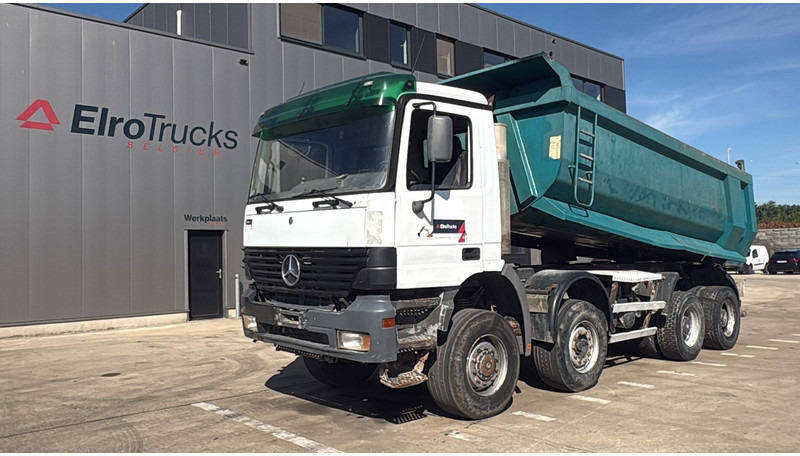 Mercedes-Benz actros 4140 (8X6 / LAMES / GRAND PONT / BOITE MANUELLE / MANUAL GEARBOX) - Truk jungkit: gambar 1 Mercedes-Benz actros 4140 (8X6 / LAMES / GRAND PONT / BOITE MANUELLE / MANUAL GEARBOX) - Truk jungkit: gambar 1