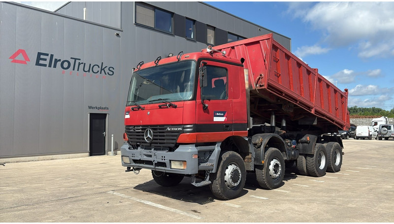 Mercedes-Benz actros 4140 (EPS / 8X6 / LAMES / GRAND PONT / GRAND BENNE / 3 PONTS / TRES BONNE ETAT) - Truk jungkit: gambar 1 Mercedes-Benz actros 4140 (EPS / 8X6 / LAMES / GRAND PONT / GRAND BENNE / 3 PONTS / TRES BONNE ETAT) - Truk jungkit: gambar 1