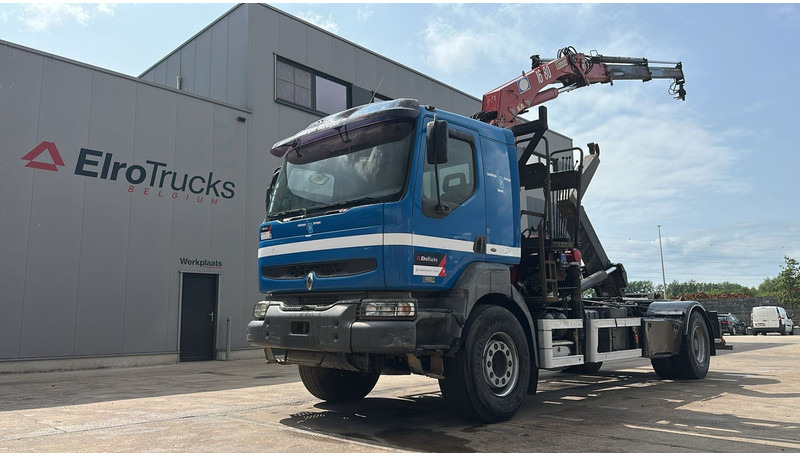 Renault KERAX 420 (HMF 1683 K2 / BE TRUCK / LAMES / GRAND PONT / BOITE MANUELLE) - Hook lift, Truk derek: gambar 1 Renault KERAX 420 (HMF 1683 K2 / BE TRUCK / LAMES / GRAND PONT / BOITE MANUELLE) - Hook lift, Truk derek: gambar 1