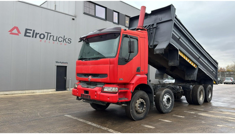 Renault Kerax 370 (LAMES / STEEL SUSP. / BIG AXLE / GRAND PONT / BOITE MANUELLE / MANUAL GEARBOX) - Truk jungkit: gambar 1 Renault Kerax 370 (LAMES / STEEL SUSP. / BIG AXLE / GRAND PONT / BOITE MANUELLE / MANUAL GEARBOX) - Truk jungkit: gambar 1