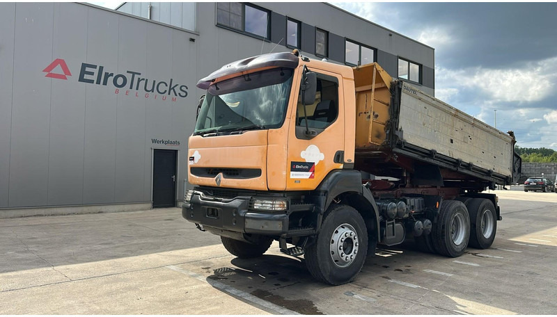 Renault Kerax 385 (POMPE MANUELLE / MANUAL PUMP / 6X4 / LAMES / GRAND PONT) - Truk jungkit: gambar 1 Renault Kerax 385 (POMPE MANUELLE / MANUAL PUMP / 6X4 / LAMES / GRAND PONT) - Truk jungkit: gambar 1