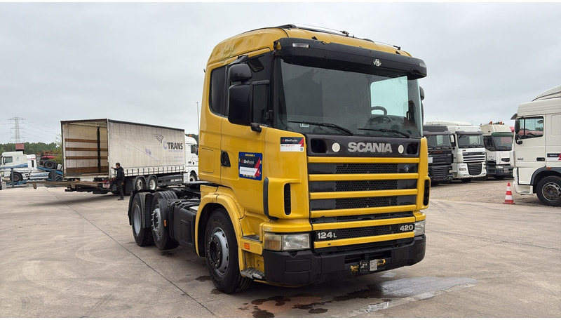 Scania 124-420 (6X2 / 8 TYRES / ORIGINAL TRACTOR UNIT / FRONT STEEL) - Tractor head: gambar 3 Scania 124-420 (6X2 / 8 TYRES / ORIGINAL TRACTOR UNIT / FRONT STEEL) - Tractor head: gambar 3
