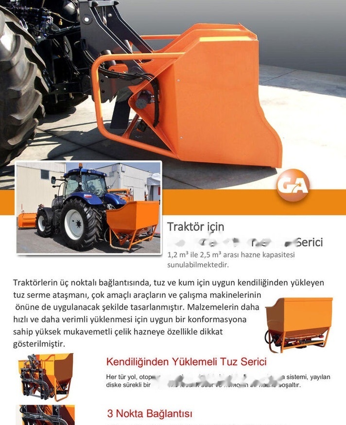 Galen Salt Spreader for tractor - Penyebar pasir/ Garam: gambar 1 Galen Salt Spreader for tractor - Penyebar pasir/ Garam: gambar 1
