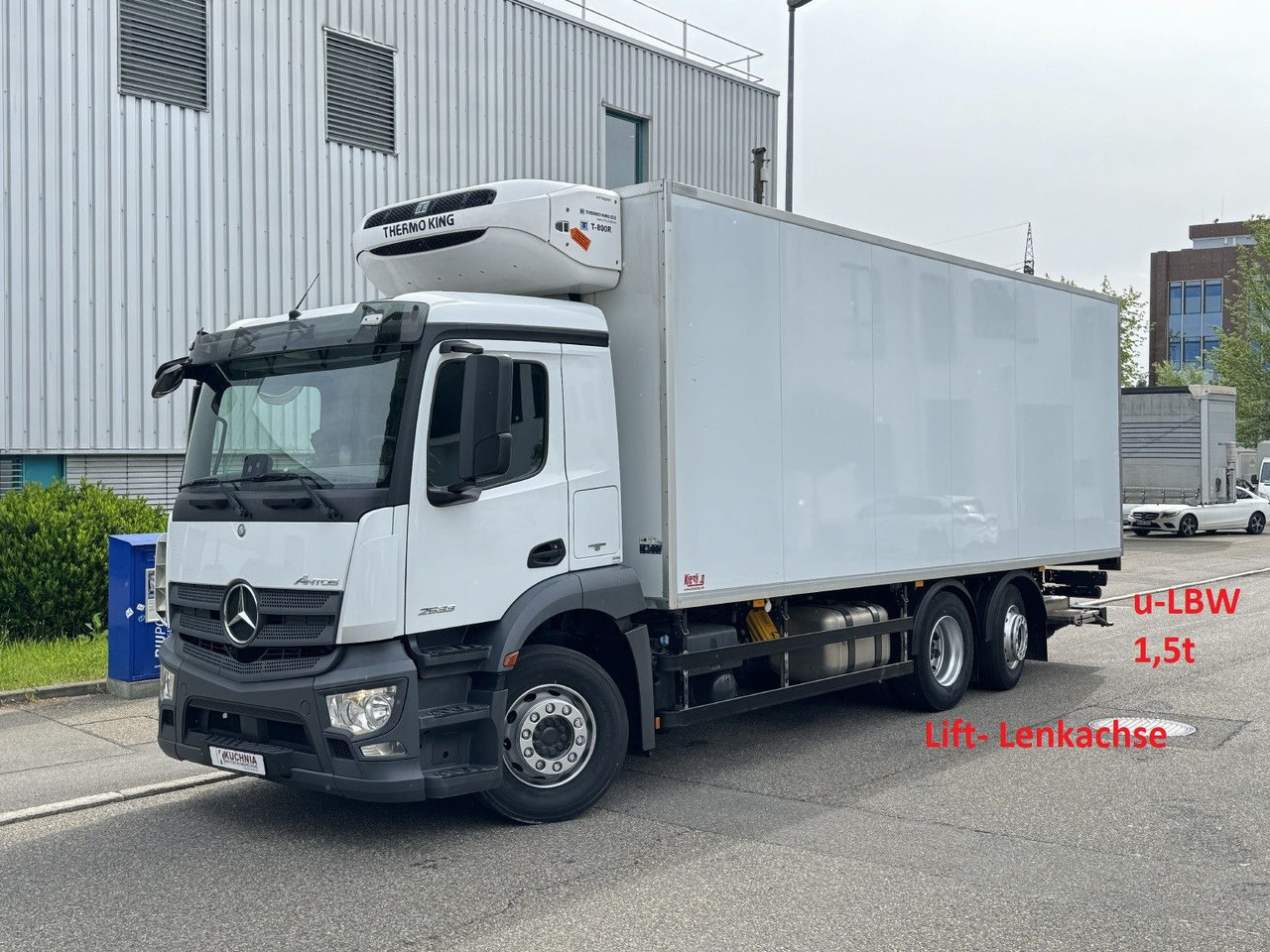 Mercedes-Benz Antos 2533L Kühlkoffer TK T-800R Lenkachse TOP - Truk berpendingin: gambar 1 Mercedes-Benz Antos 2533L Kühlkoffer TK T-800R Lenkachse TOP - Truk berpendingin: gambar 1