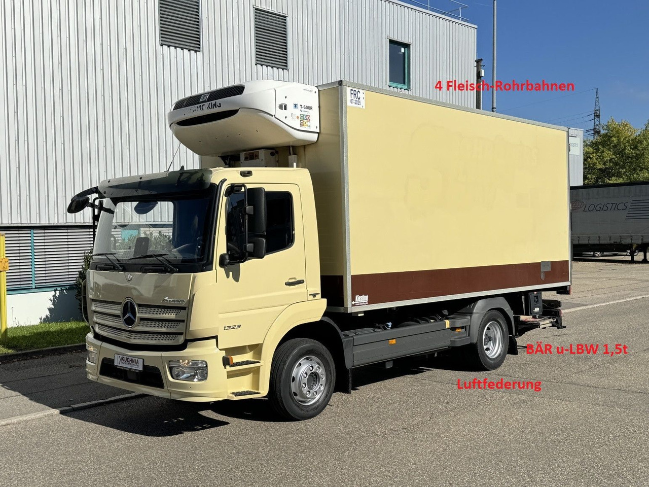 Mercedes-Benz Atego 1323L 4-Fleisch-Rohrbahnen TK T600R ATM - Truk berpendingin: gambar 1 Mercedes-Benz Atego 1323L 4-Fleisch-Rohrbahnen TK T600R ATM - Truk berpendingin: gambar 1