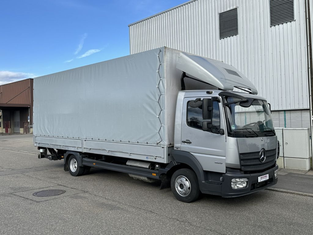 Mercedes-Benz Atego 823L Pritsche 7,2m LBW Klima Automatik - Van dengan terpal samping: gambar 1 Mercedes-Benz Atego 823L Pritsche 7,2m LBW Klima Automatik - Van dengan terpal samping: gambar 1