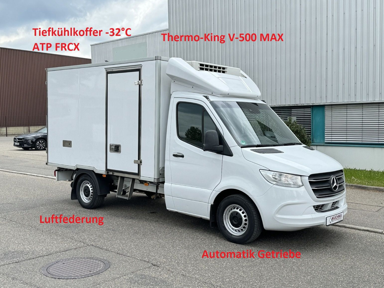 Mercedes-Benz Sprinter 316 Tiefkühl 3,3m TK V-500 MAX Luftgef. - Van berpendingin: gambar 1 Mercedes-Benz Sprinter 316 Tiefkühl 3,3m TK V-500 MAX Luftgef. - Van berpendingin: gambar 1