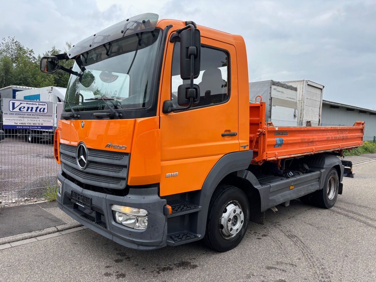 Mercedes-Benz Atego III 818, Euro-6, MEILER Dreiseitenkipper - Truk jungkit: gambar 1 Mercedes-Benz Atego III 818, Euro-6, MEILER Dreiseitenkipper - Truk jungkit: gambar 1