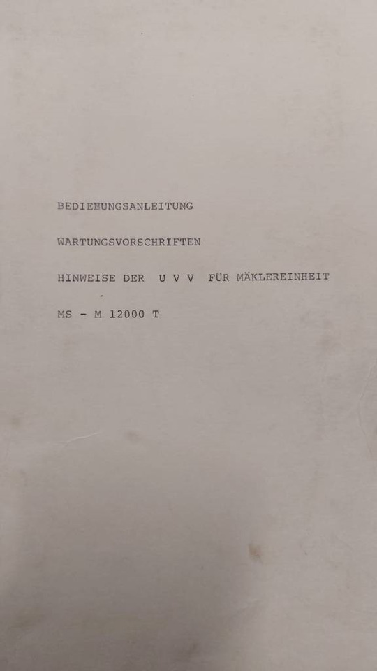 Sopir tumpukan ABI MULLER MS-M12000T SENNEBOGEN SR28T bauer bg rg rtg: gambar 44 Sopir tumpukan ABI MULLER MS-M12000T SENNEBOGEN SR28T bauer bg rg rtg: gambar 44