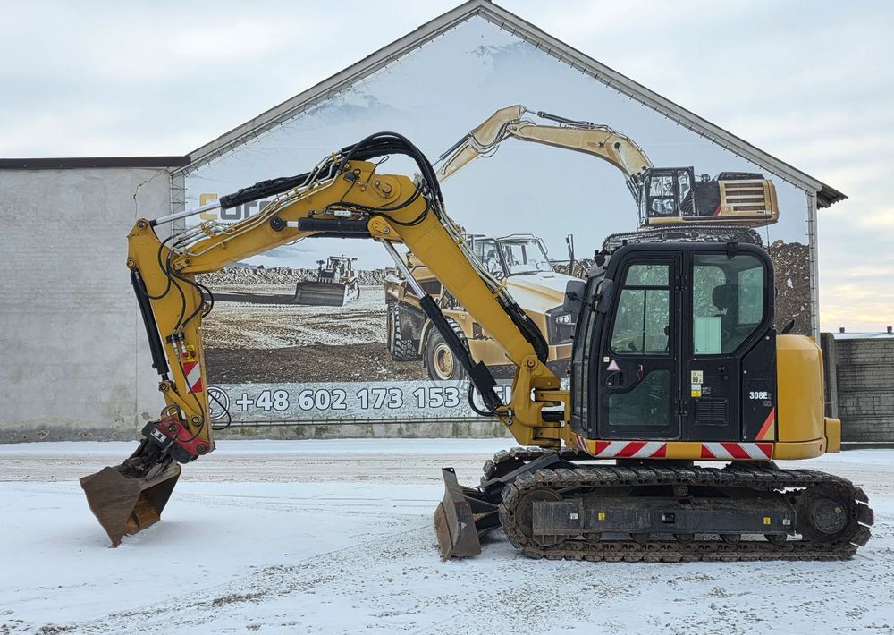 Caterpillar 308E2CR, 2016 ROK, 4455 MTH, 3x łamane ramię, KLIMA - Ekskavator perayap: gambar 2 Caterpillar 308E2CR, 2016 ROK, 4455 MTH, 3x łamane ramię, KLIMA - Ekskavator perayap: gambar 2