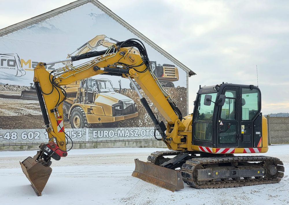 Caterpillar 308E2CR, 2016 ROK, 4455 MTH, 3x łamane ramię, KLIMA - Ekskavator perayap: gambar 1 Caterpillar 308E2CR, 2016 ROK, 4455 MTH, 3x łamane ramię, KLIMA - Ekskavator perayap: gambar 1