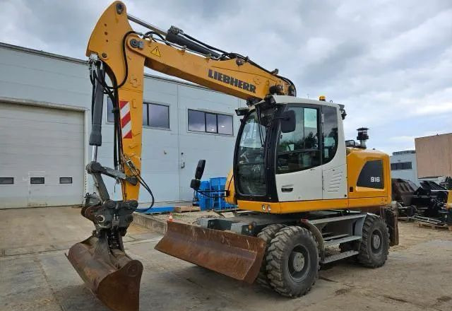 Liebherr A 916 Litronic, 2019 ROK, PODPORY + PŁUG, 6100 MTH - Ekskavator roda: gambar 2 Liebherr A 916 Litronic, 2019 ROK, PODPORY + PŁUG, 6100 MTH - Ekskavator roda: gambar 2
