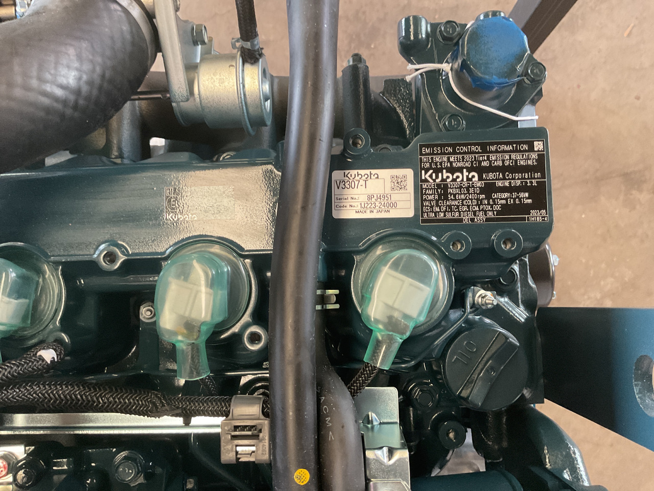 Kubota  V3307 CR-T - Mesin: gambar 4 Kubota  V3307 CR-T - Mesin: gambar 4