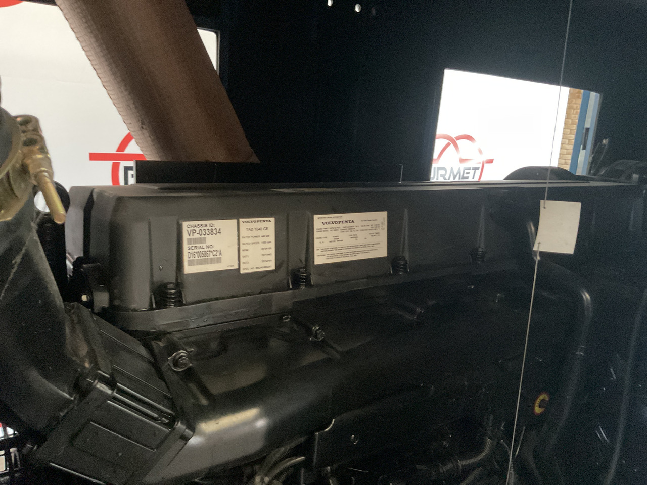 Volvo 500KVA, Generatorset. Like brand new. 98 Running hours since new! - Genset: gambar 4 Volvo 500KVA, Generatorset. Like brand new. 98 Running hours since new! - Genset: gambar 4