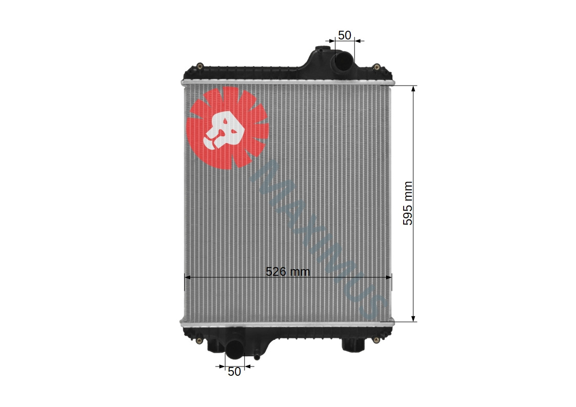 CASE NEW HOLLAND MXM140 , MXM155 , TM140 , TM155 - Radiator untuk Traktor: gambar 2 CASE NEW HOLLAND MXM140 , MXM155 , TM140 , TM155 - Radiator untuk Traktor: gambar 2