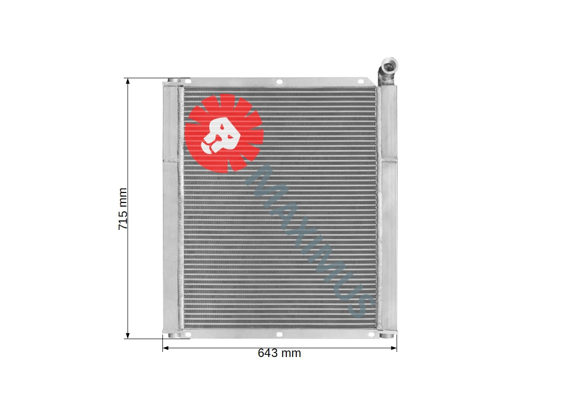 DEMAG SPRINT 055 - Radiator untuk Kompresor udara: gambar 2 DEMAG SPRINT 055 - Radiator untuk Kompresor udara: gambar 2
