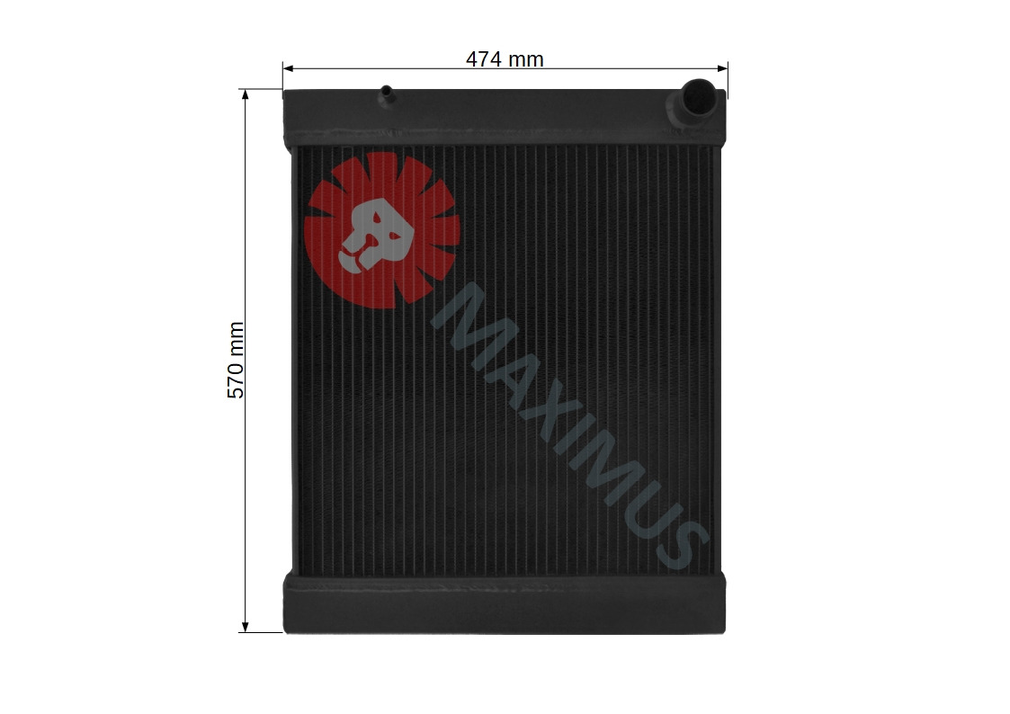 JCB 520LE 520-50LE 525LE 525-50LE - Radiator untuk Telehandler: gambar 4 JCB 520LE 520-50LE 525LE 525-50LE - Radiator untuk Telehandler: gambar 4