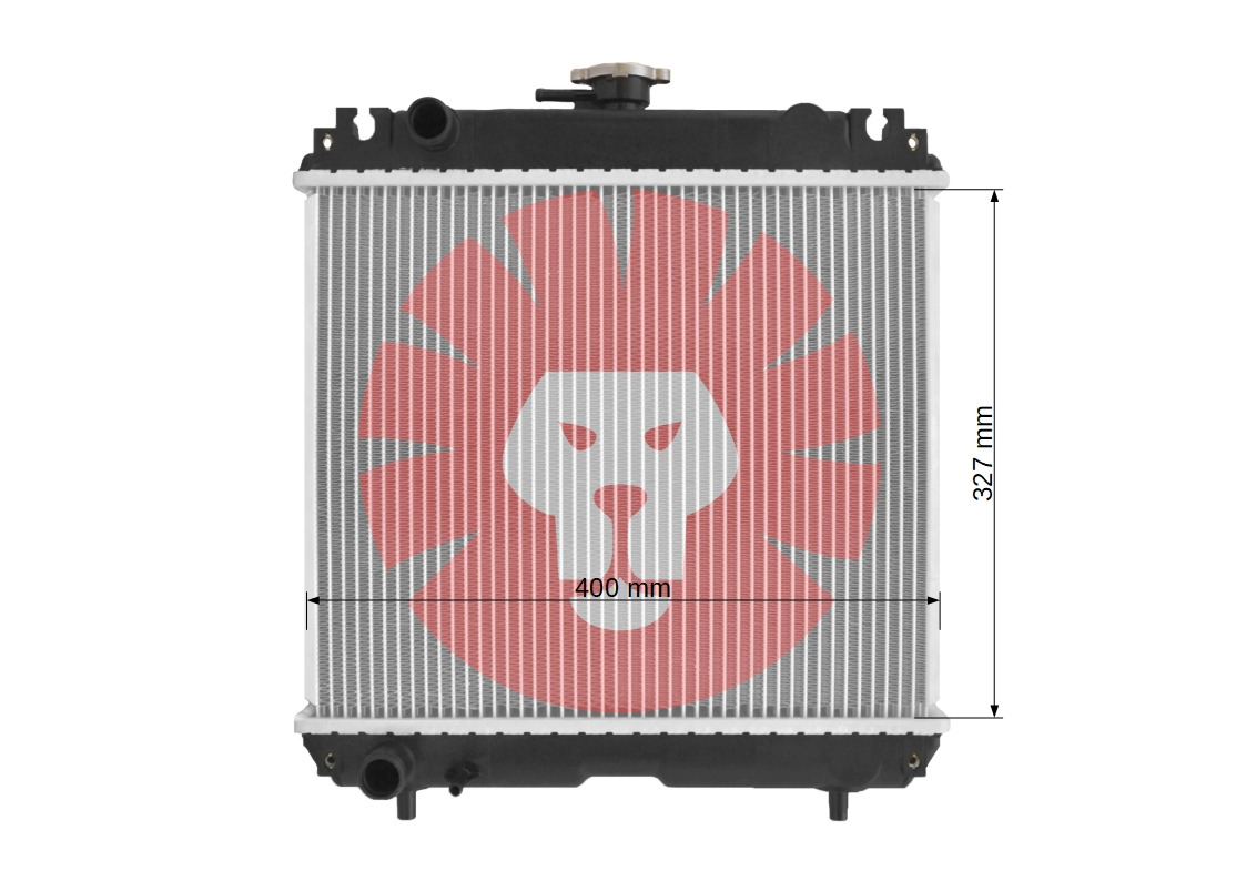 KUBOTA B1700 B2100 B2400 - Radiator untuk Traktor: gambar 3 KUBOTA B1700 B2100 B2400 - Radiator untuk Traktor: gambar 3