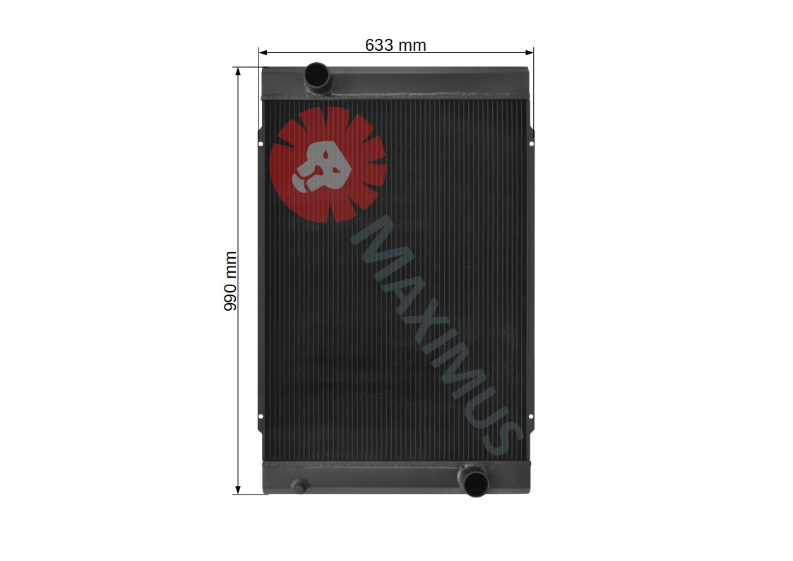 VOLVO EC240 , EC290 , FC2924 , FC3329 , L60 , L70 , L90 , L110 , L120 - Radiator untuk Ekskavator: gambar 2 VOLVO EC240 , EC290 , FC2924 , FC3329 , L60 , L70 , L90 , L110 , L120 - Radiator untuk Ekskavator: gambar 2