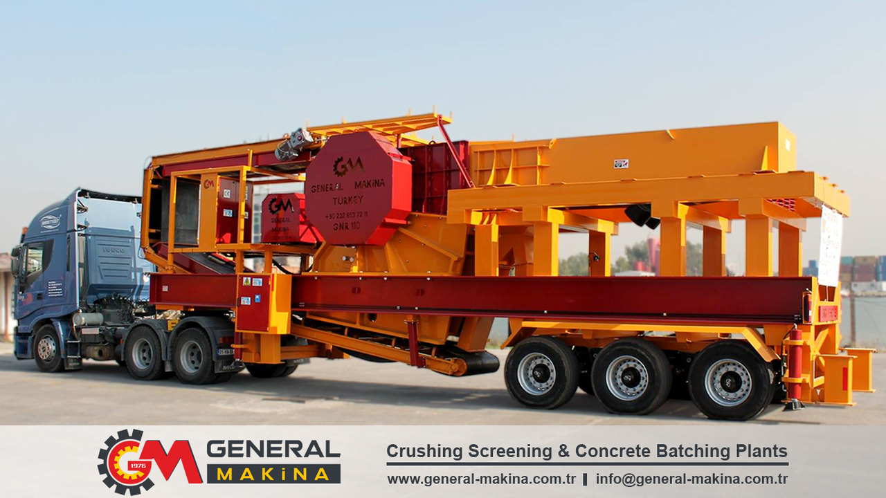 GENERAL MAKİNA Portable Hard Rock Crusher - Penghancur rahang: gambar 1 GENERAL MAKİNA Portable Hard Rock Crusher - Penghancur rahang: gambar 1