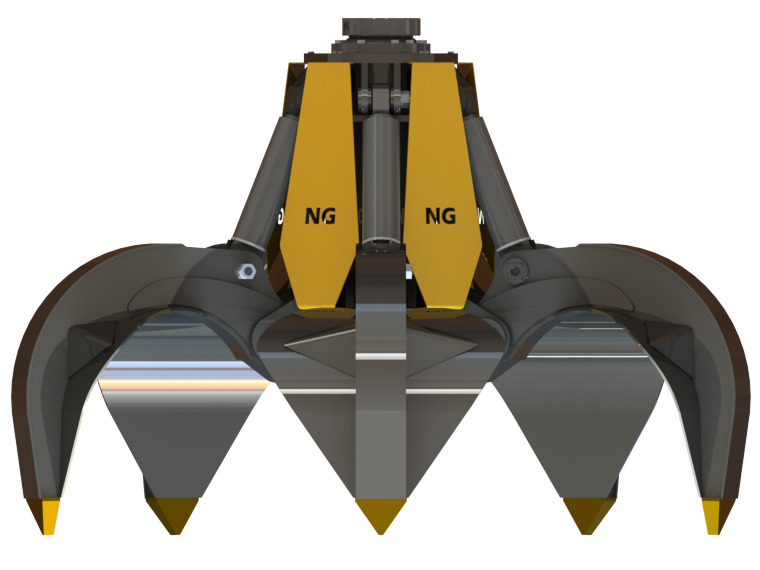 ORANGE PEEL SCRAP GRAPPLE - POLYP GRABS - Grapple untuk Ekskavator: gambar 1 ORANGE PEEL SCRAP GRAPPLE - POLYP GRABS - Grapple untuk Ekskavator: gambar 1
