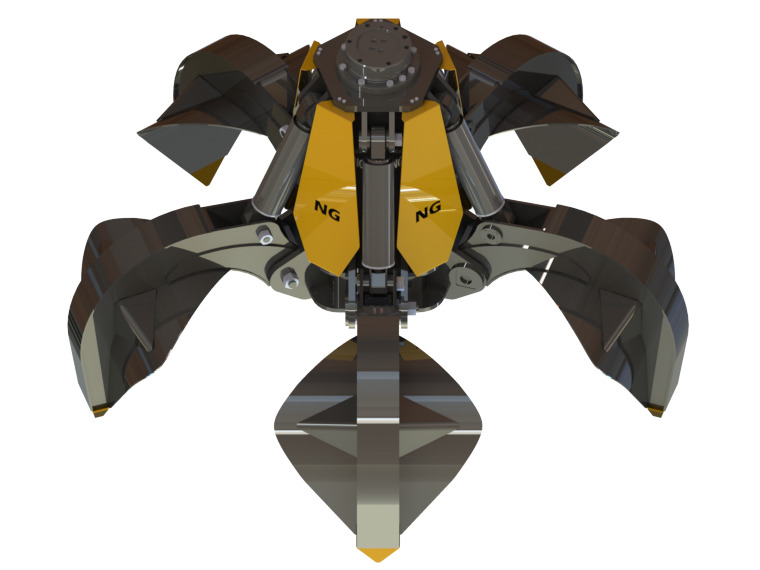 ORANGE PEEL SCRAP GRAPPLE - POLYP GRABS - Grapple untuk Ekskavator: gambar 2 ORANGE PEEL SCRAP GRAPPLE - POLYP GRABS - Grapple untuk Ekskavator: gambar 2