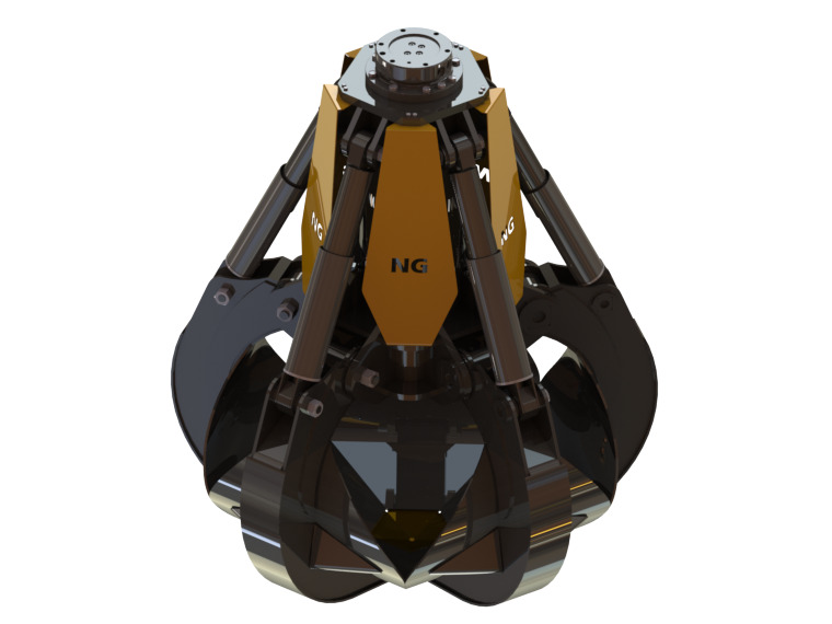 ORANGE PEEL SCRAP GRAPPLE - POLYP GRABS - Grapple untuk Ekskavator: gambar 4 ORANGE PEEL SCRAP GRAPPLE - POLYP GRABS - Grapple untuk Ekskavator: gambar 4