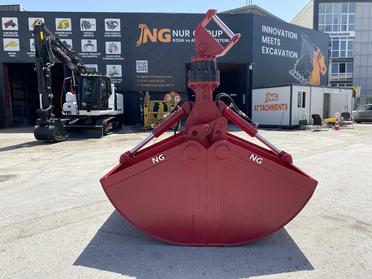 SENNEBOGEN CLAMSHELL BUCKET - Grapple untuk Ekskavator: gambar 4 SENNEBOGEN CLAMSHELL BUCKET - Grapple untuk Ekskavator: gambar 4