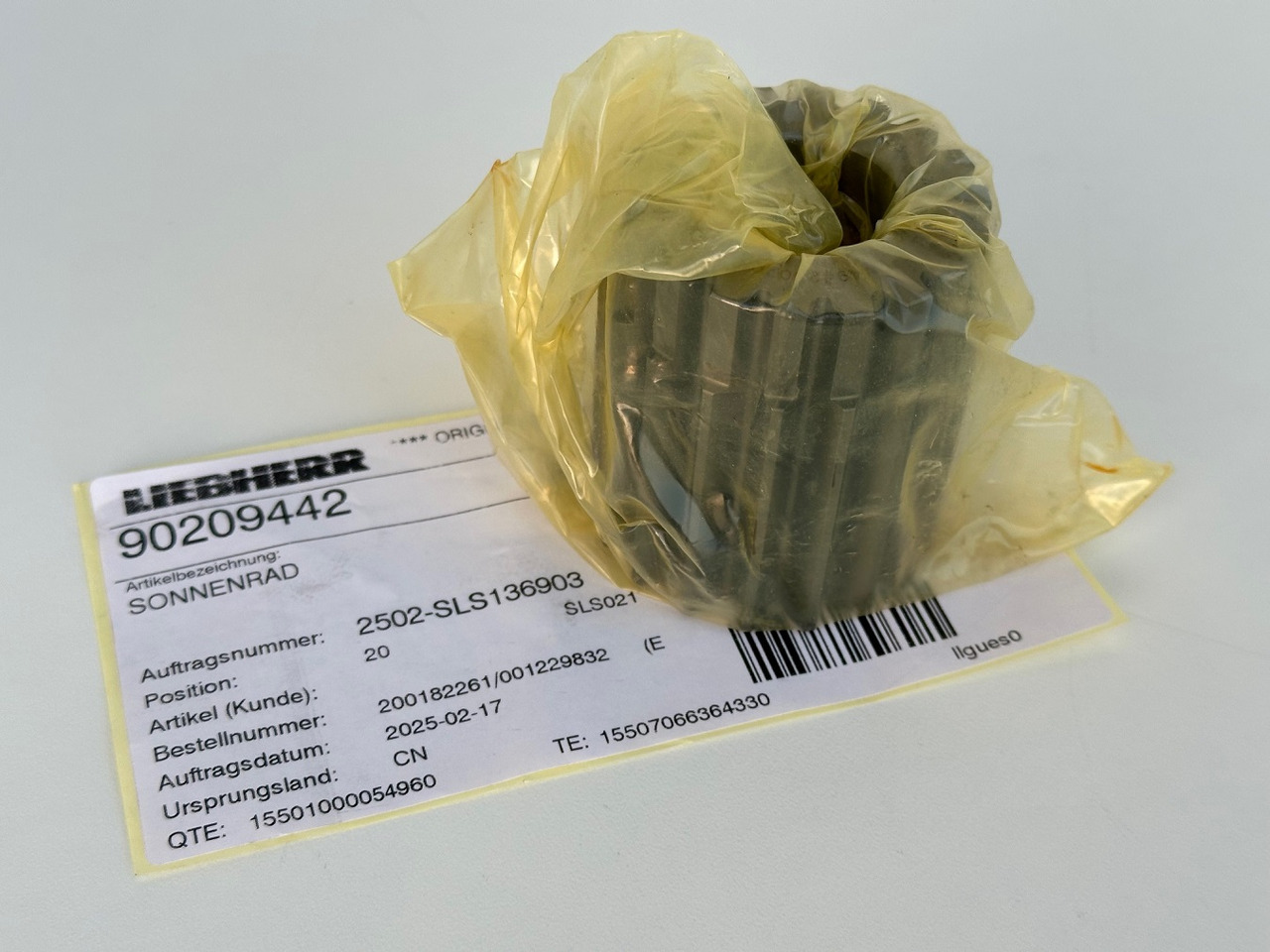 Liebherr Sonnenrad ID-Nr.9443047 - ID-Nr.944304703 - ID-Nr.90209442. A914 B,A914 C,A924,A932,A934,LH30,LH35,P924 C,E932,P914,P924 COMP,R906,R914,R916,R924,R926,R930 T,R932,R934,R944. #90209442.02.10# - Motor ayun untuk Peralatan konstruksi: gambar 5 Liebherr Sonnenrad ID-Nr.9443047 - ID-Nr.944304703 - ID-Nr.90209442. A914 B,A914 C,A924,A932,A934,LH30,LH35,P924 C,E932,P914,P924 COMP,R906,R914,R916,R924,R926,R930 T,R932,R934,R944. #90209442.02.10# - Motor ayun untuk Peralatan konstruksi: gambar 5