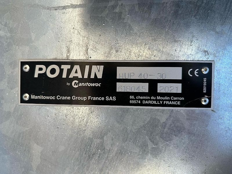 Potain HUP 40-30 - Derek menara berdiri sendiri: gambar 4 Potain HUP 40-30 - Derek menara berdiri sendiri: gambar 4