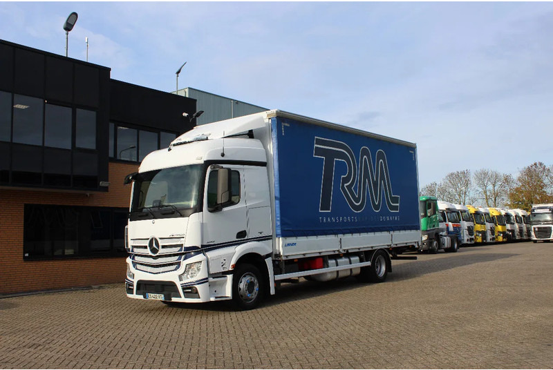Mercedes-Benz Actros 1842 * EURO6 * 4X2 * TOP CONDITION * - Truk dengan terpal samping: gambar 1 Mercedes-Benz Actros 1842 * EURO6 * 4X2 * TOP CONDITION * - Truk dengan terpal samping: gambar 1